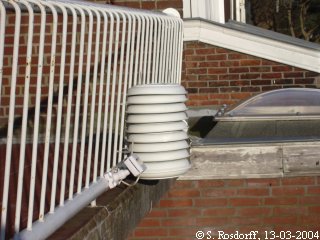 Temperatuursensor in sensorhut