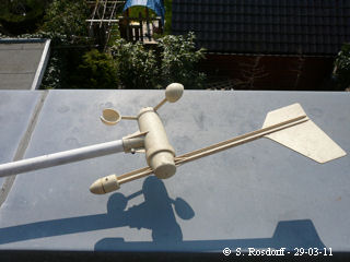 Cupje windmeter gebroken